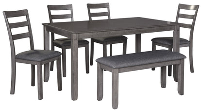Bridson - RECT DRM Table Set (Set of 6) - Gray