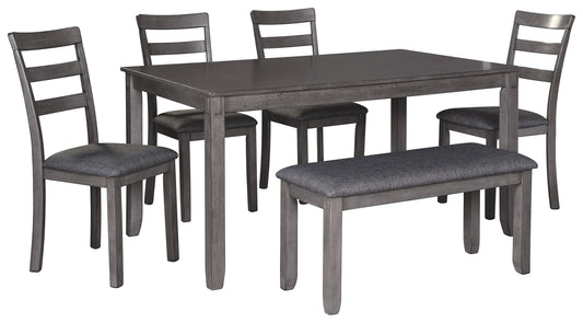 Bridson - RECT DRM Table Set (Set of 6) - Gray