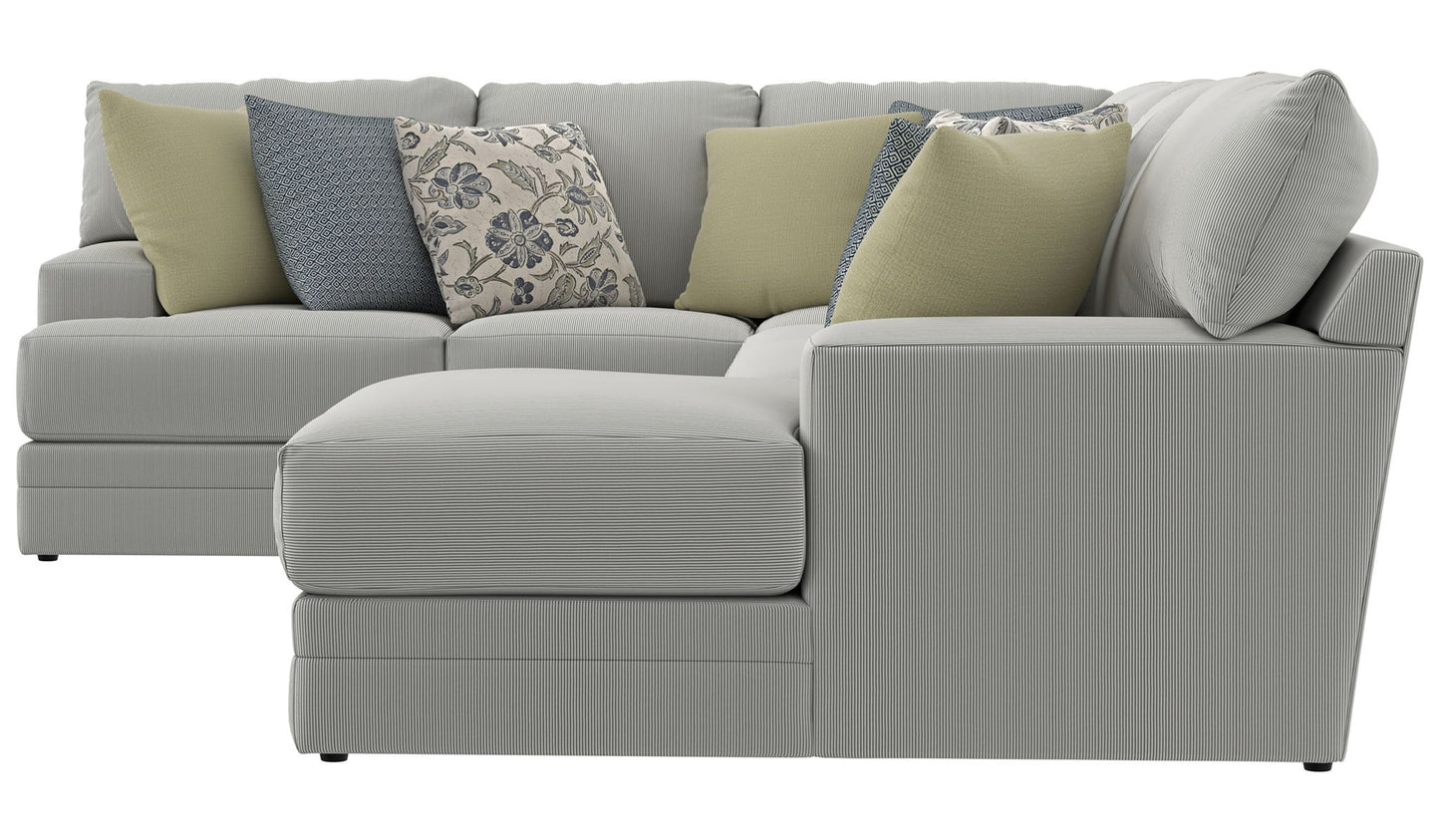 Stockbridge - Sectional With Comfort Coil Seating And 9 Accent Pillows Included