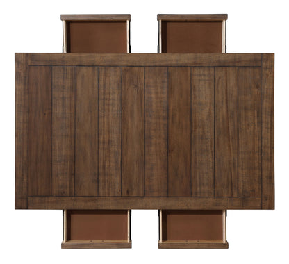 Joanna - Dining Set With Brown Table