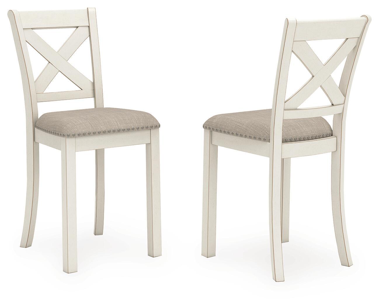 Robbinsdale - Upholstered Barstool (Set of 2) - Antique White