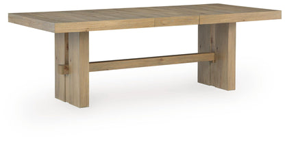 Lasinger - Rectangular Dining Room Extension Table - Light Brown