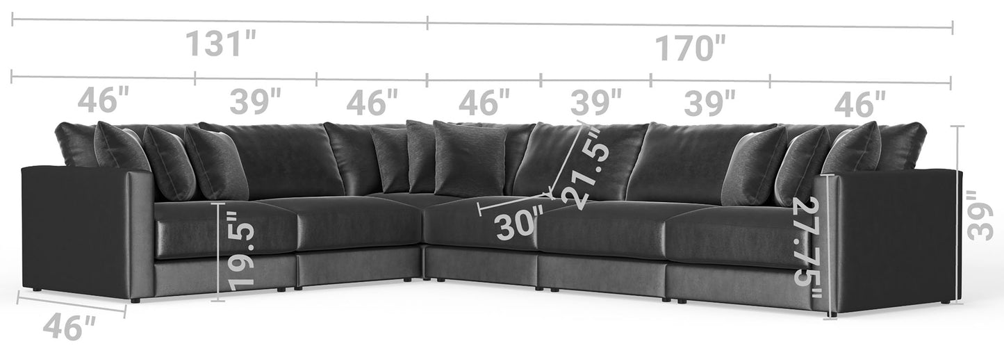 Remington - Modular Sofa - Slate