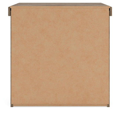 Oliandon - Two Drawer Night Stand - Light Brown