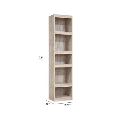 Willowton - Pier - 4 Shelves - Whitewash
