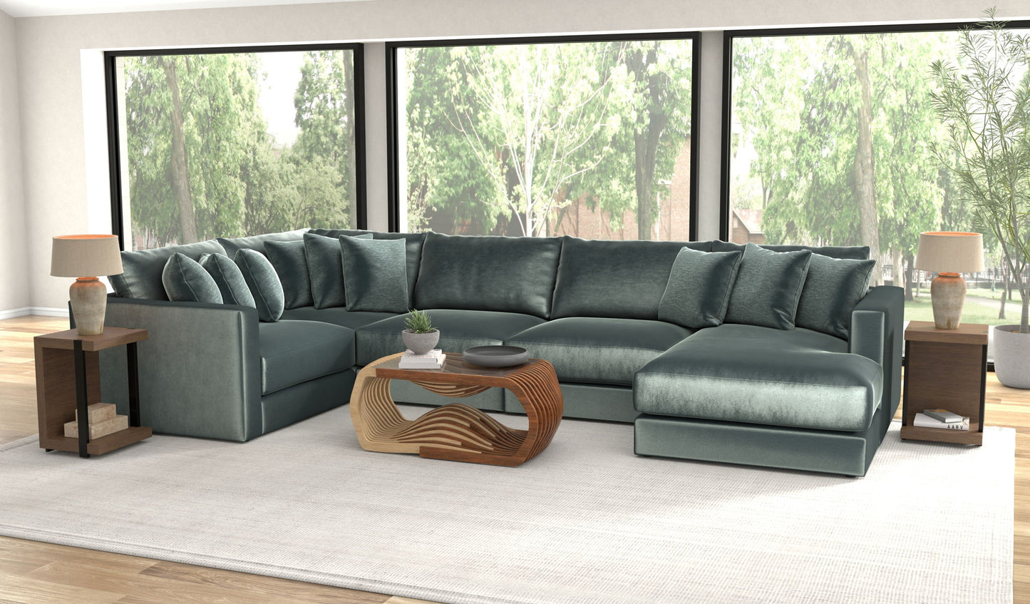 Remington - Modular Sofa - Pine