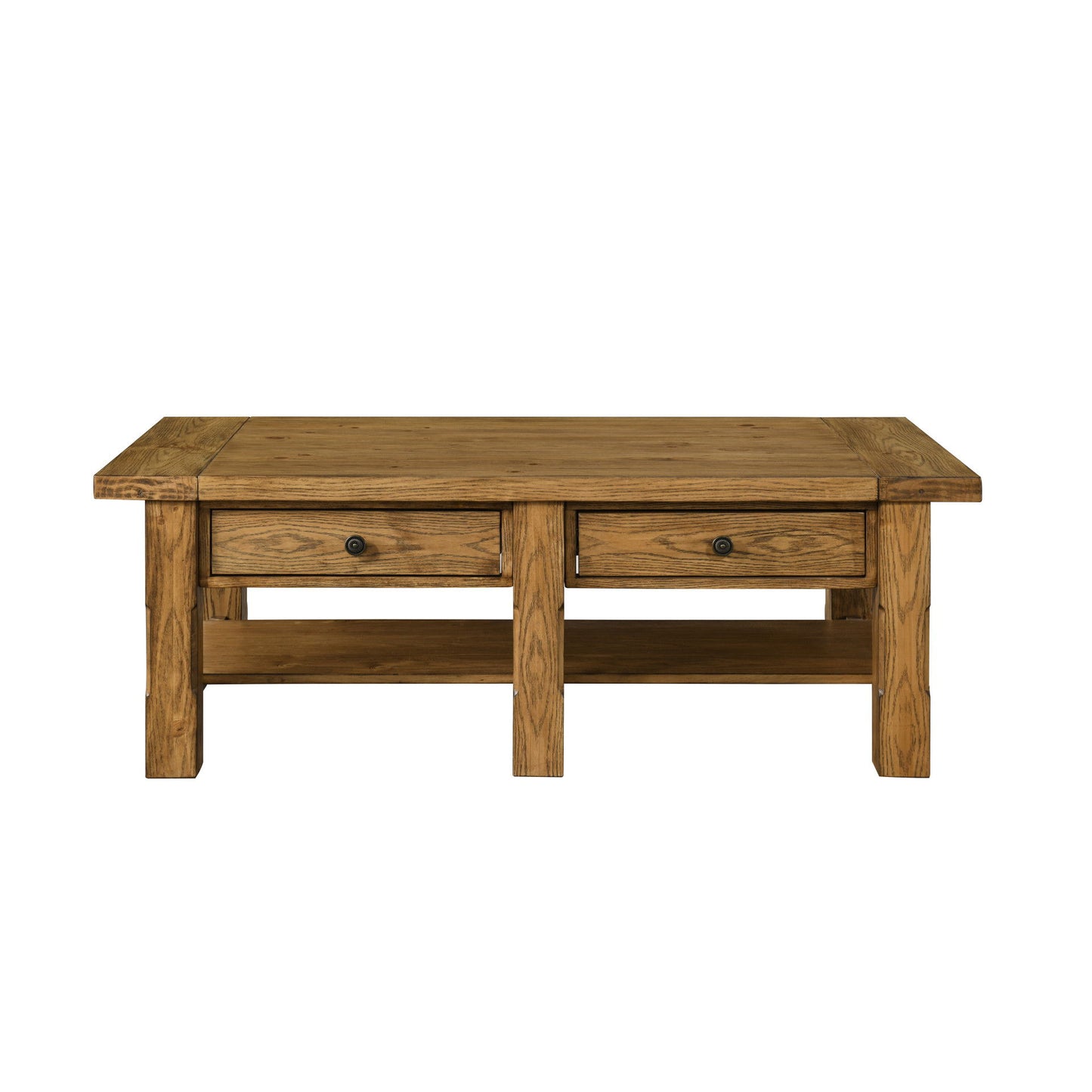 Duncan - 2 Drawer Coffee Table - Walnut