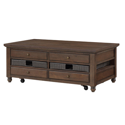 Oliver - 3 Piece Table Set - Brown