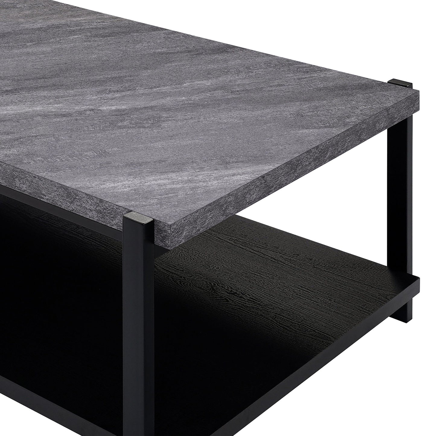 Linea - 3 Piece Occasional Set (1 Coffee & 2 End Tables) - Dark Gray