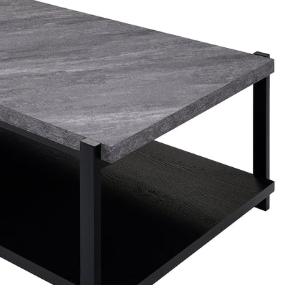 Linea - 3 Piece Occasional Set (1 Coffee & 2 End Tables) - Dark Gray