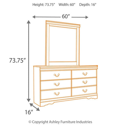 Huey Vineyard - Dresser, Mirror - Black