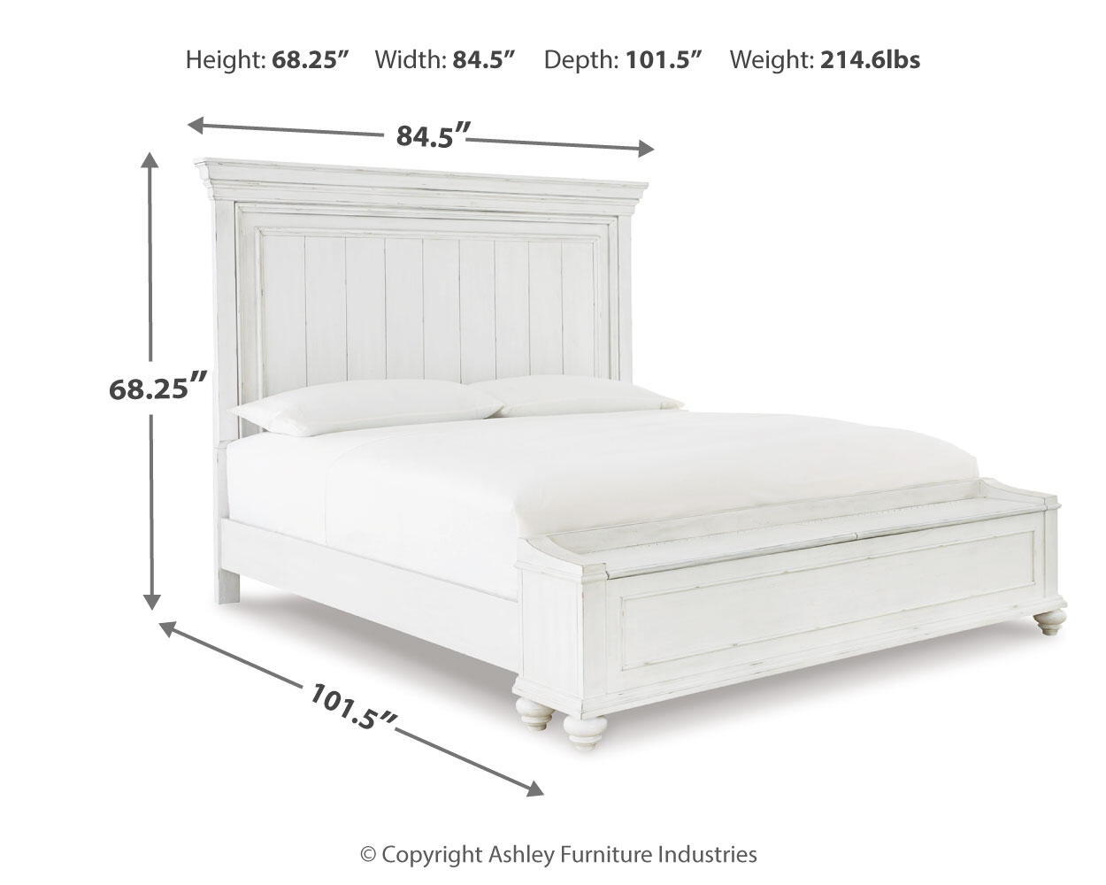 Kanwyn - Panel Bed