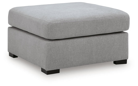 Lakepoint - Oversized Accent Ottoman - Nickel