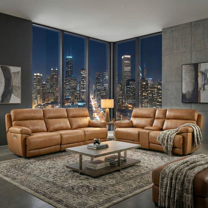 Gatlin - Dual-Power Reclining Sofa & Loveseat