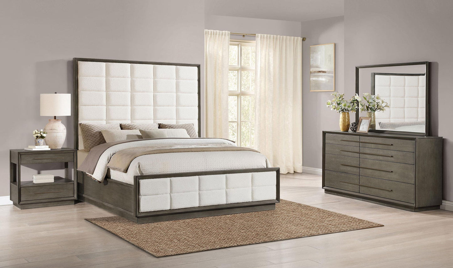 Durango 4-piece California King Bedroom Set Taupe Oak