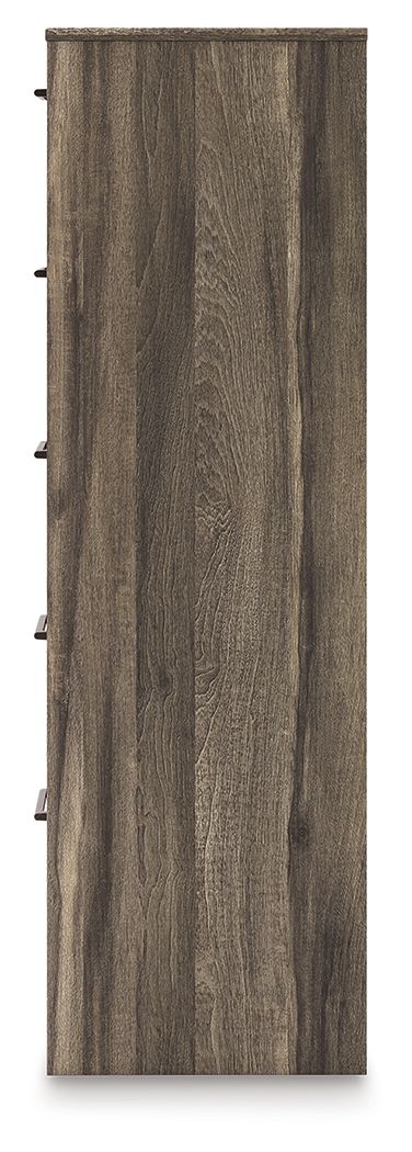 Elbrim - Five Drawer Chest - Brown