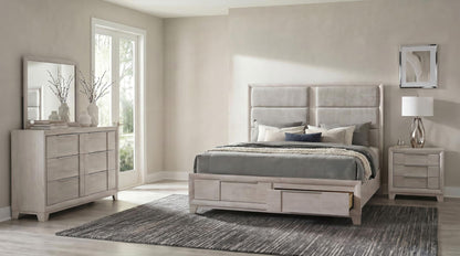 Farre 4-piece Queen Bedroom Set Washed Grey