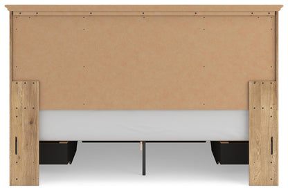 Makidern - Panel Storage Bed