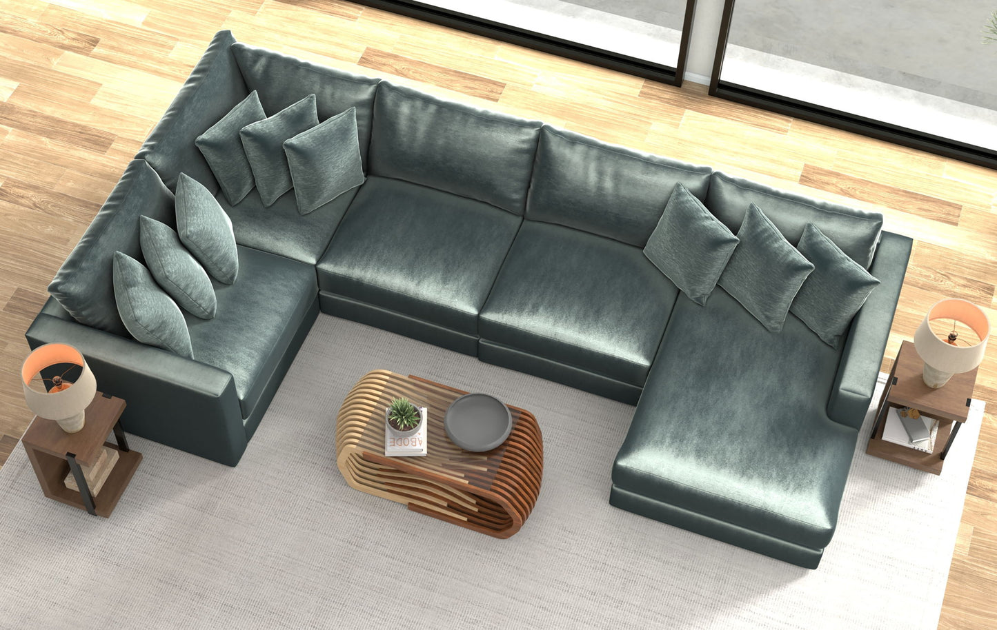 Remington - Modular Sofa - Pine
