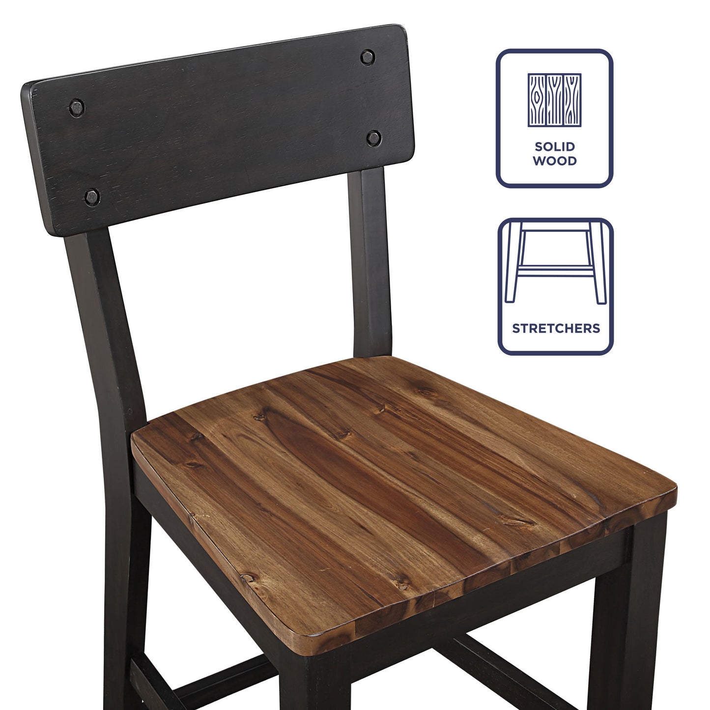 Bermuda - Counter Stool - Black