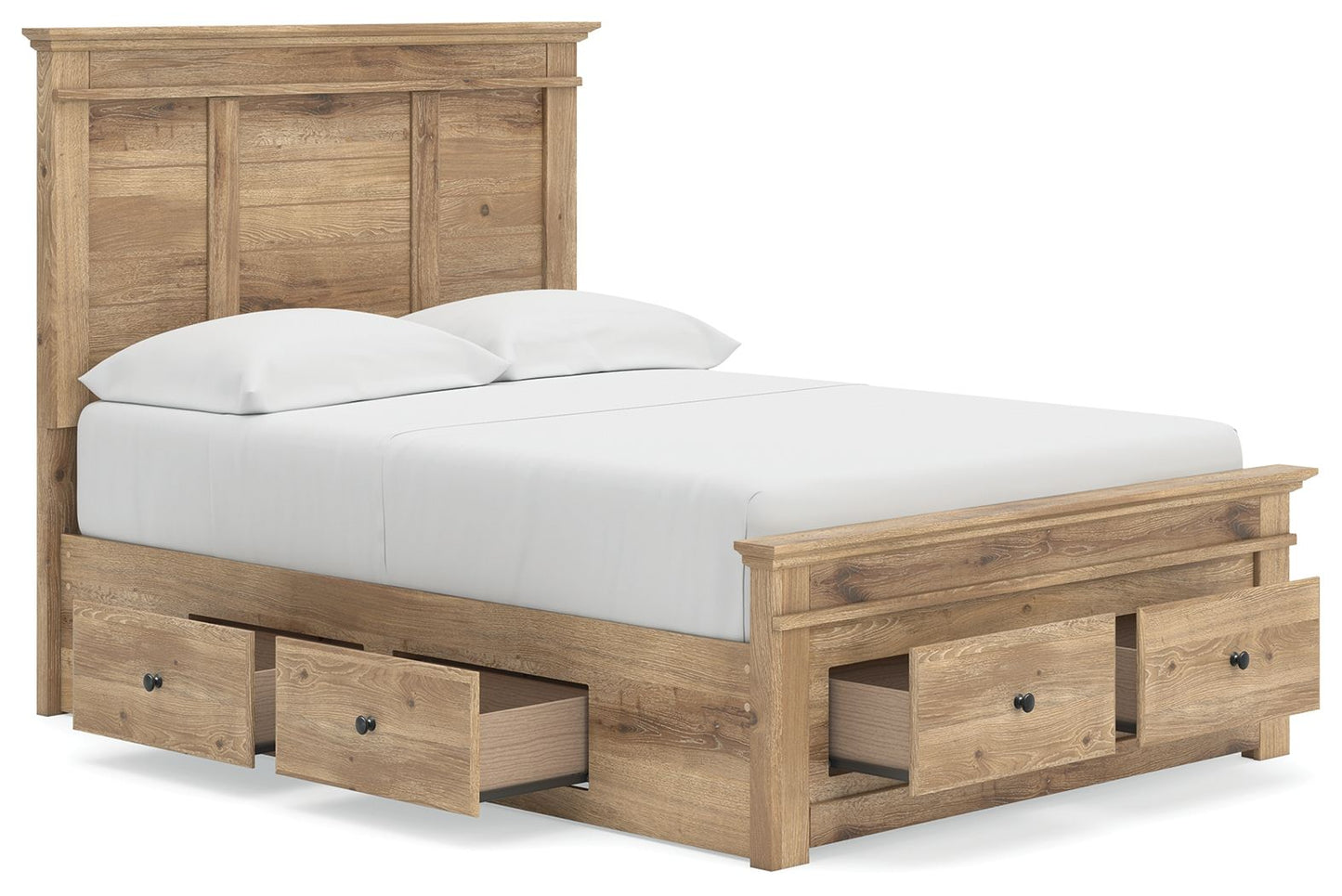 Makidern - Panel Storage Bed