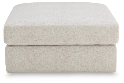 Kestrie - Oversized Accent Ottoman - Feathered