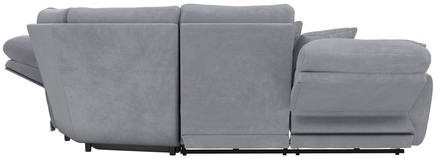Majesty - Deep Seating Power Reclining Sectional And Ottoman