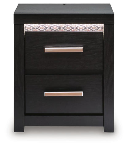 Brizmore - Two Drawer Night Stand - Black