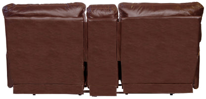 Wembley - Power Headrest With Lumbar Lay Flat Reclining Console Loveseat