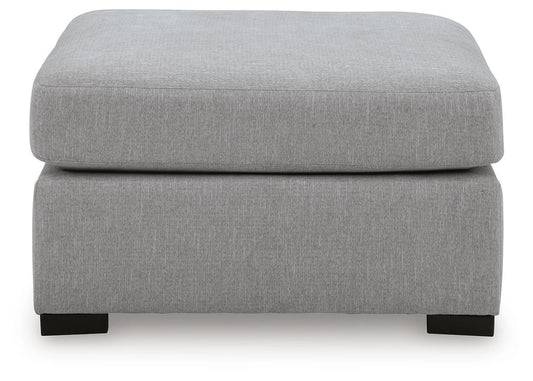 Lakepoint - Oversized Accent Ottoman - Nickel