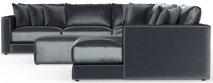 Remington - Modular Sofa And Cocktail Ottoman - Slate