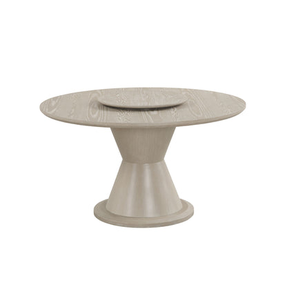 Gwendolyn - Round Table Top And Base - Beige