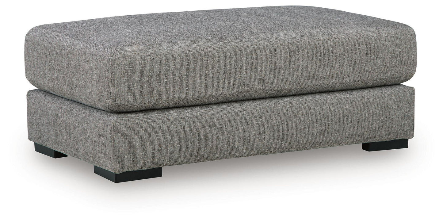 Creston Heights - Oversized Accent Ottoman - Smolder