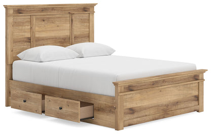 Makidern - Panel Storage Bed