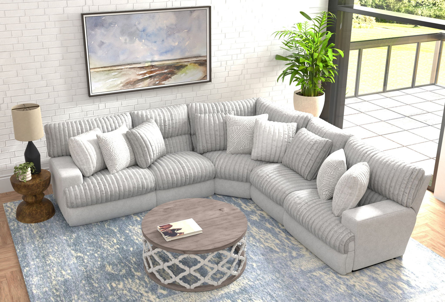 Abraxas - 5 Piece Reclining Sectional