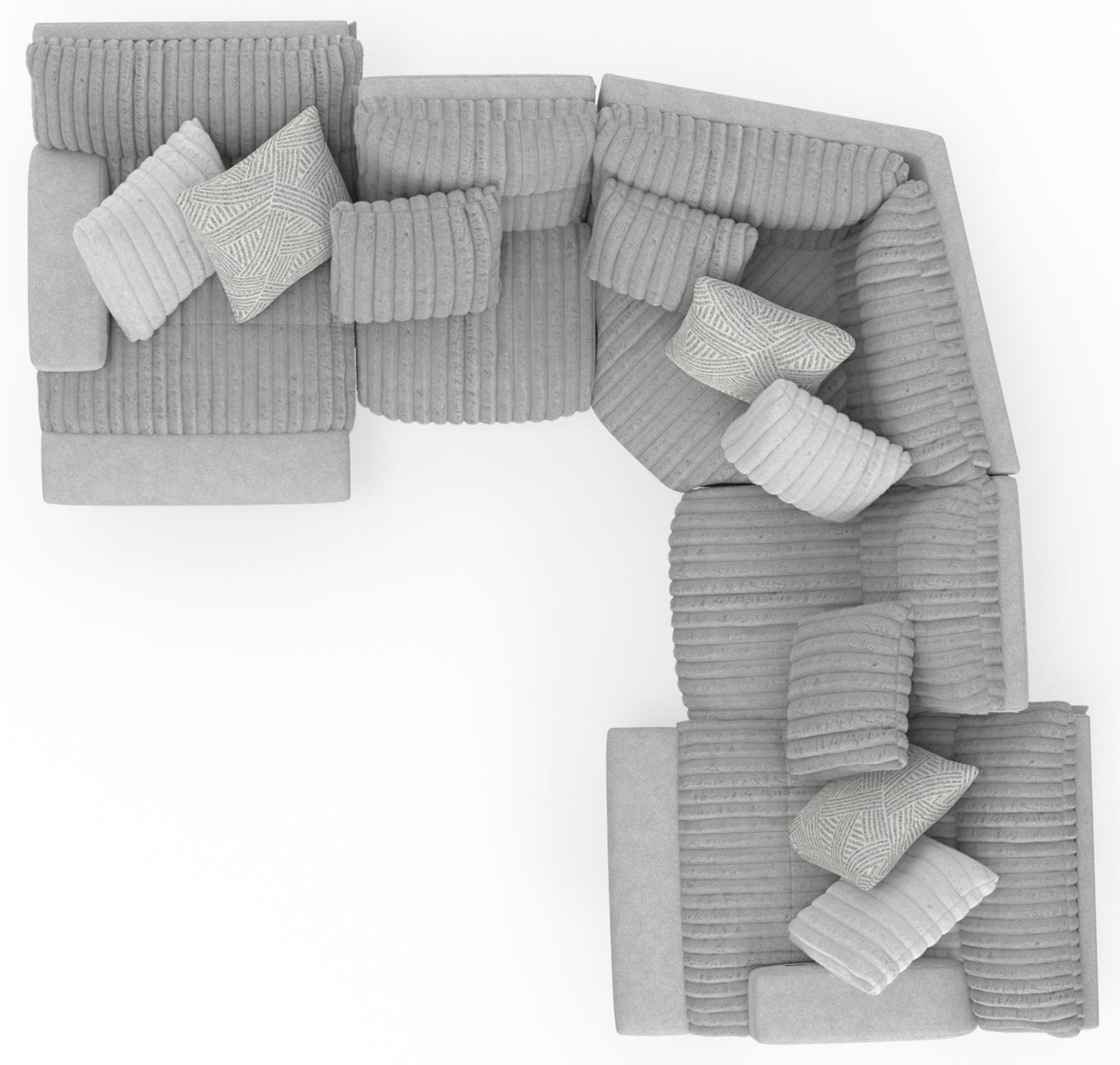 Abraxas - 5 Piece Reclining Sectional