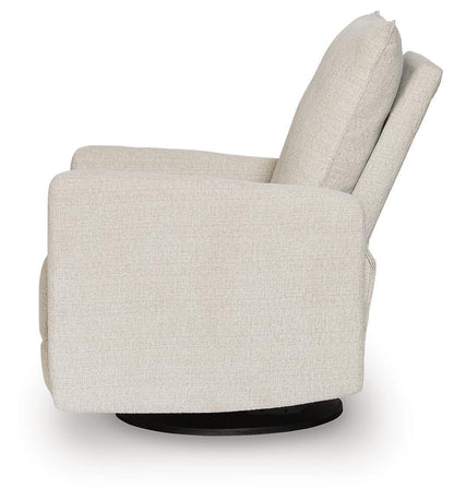 Oaklynn-Manor - Swivel Glider Recliner - Canvas