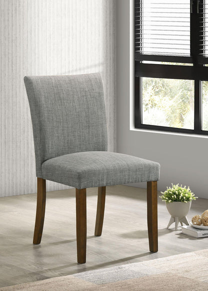 Paxton Upholstered Dining Side Chair Grey (Set of 2)