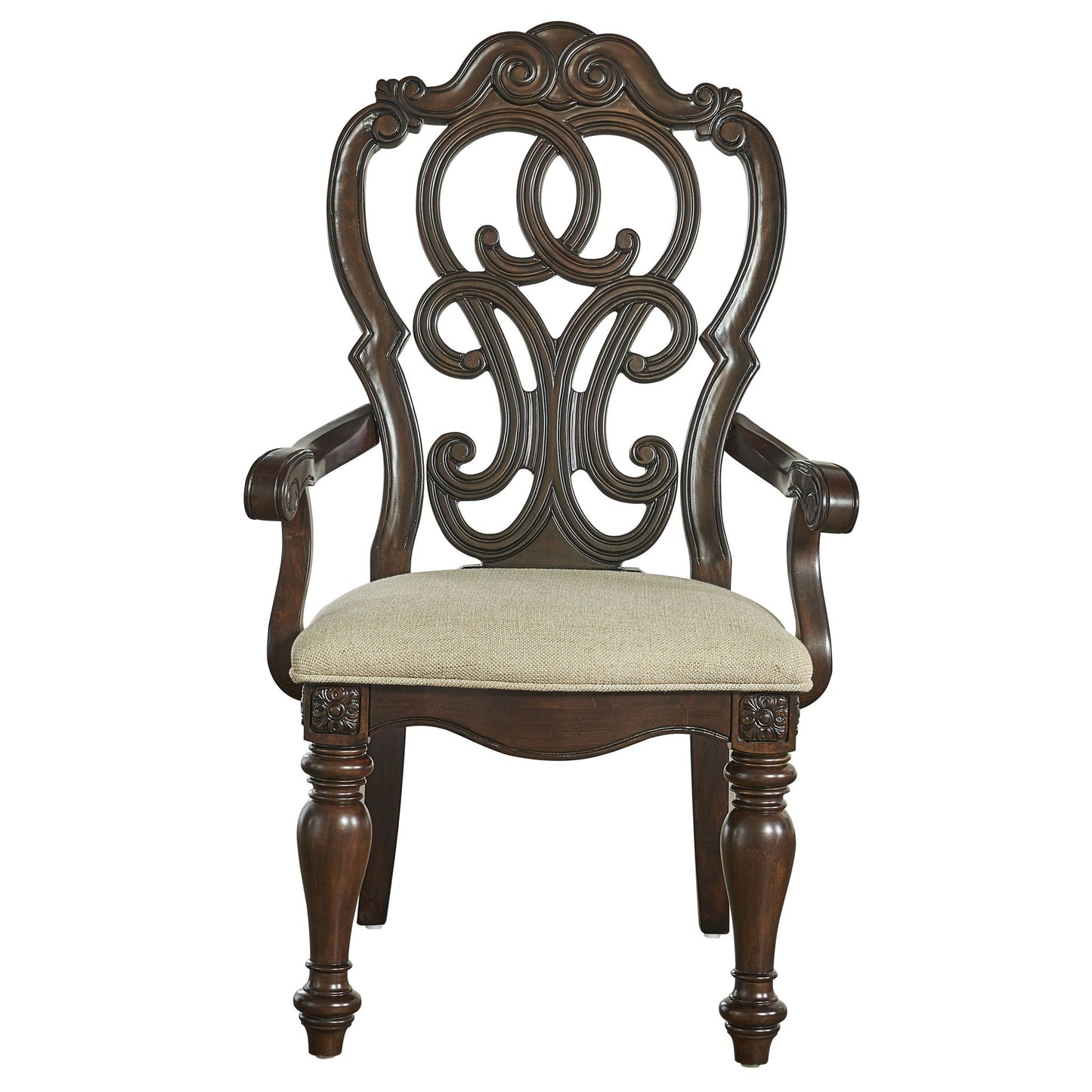 Royale - Arm Chair - Dark Brown