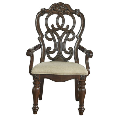Royale - Arm Chair - Dark Brown