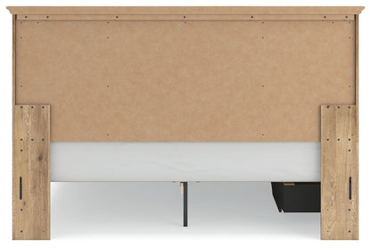 Makidern - Panel Storage Bed