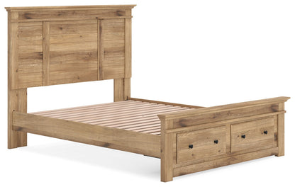 Makidern - Panel Storage Bed