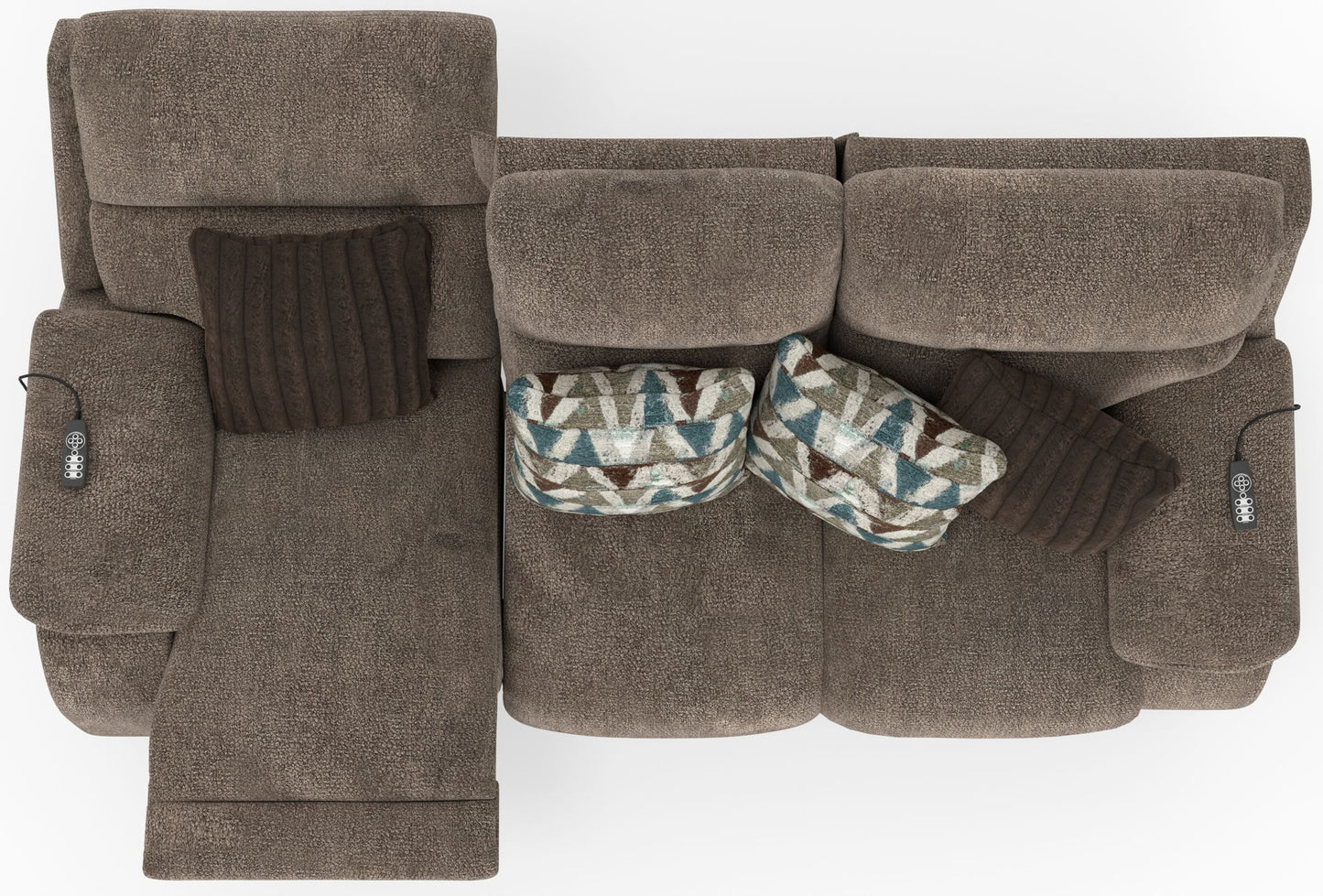 Joya - Power Headrest Power LayFlat Reclining Sofa With CR3 Heat/Massage/Lumbar/ZG