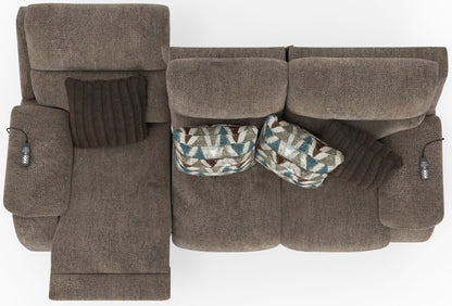 Joya - Power Headrest Power LayFlat Reclining Sofa With CR3 Heat/Massage/Lumbar/ZG
