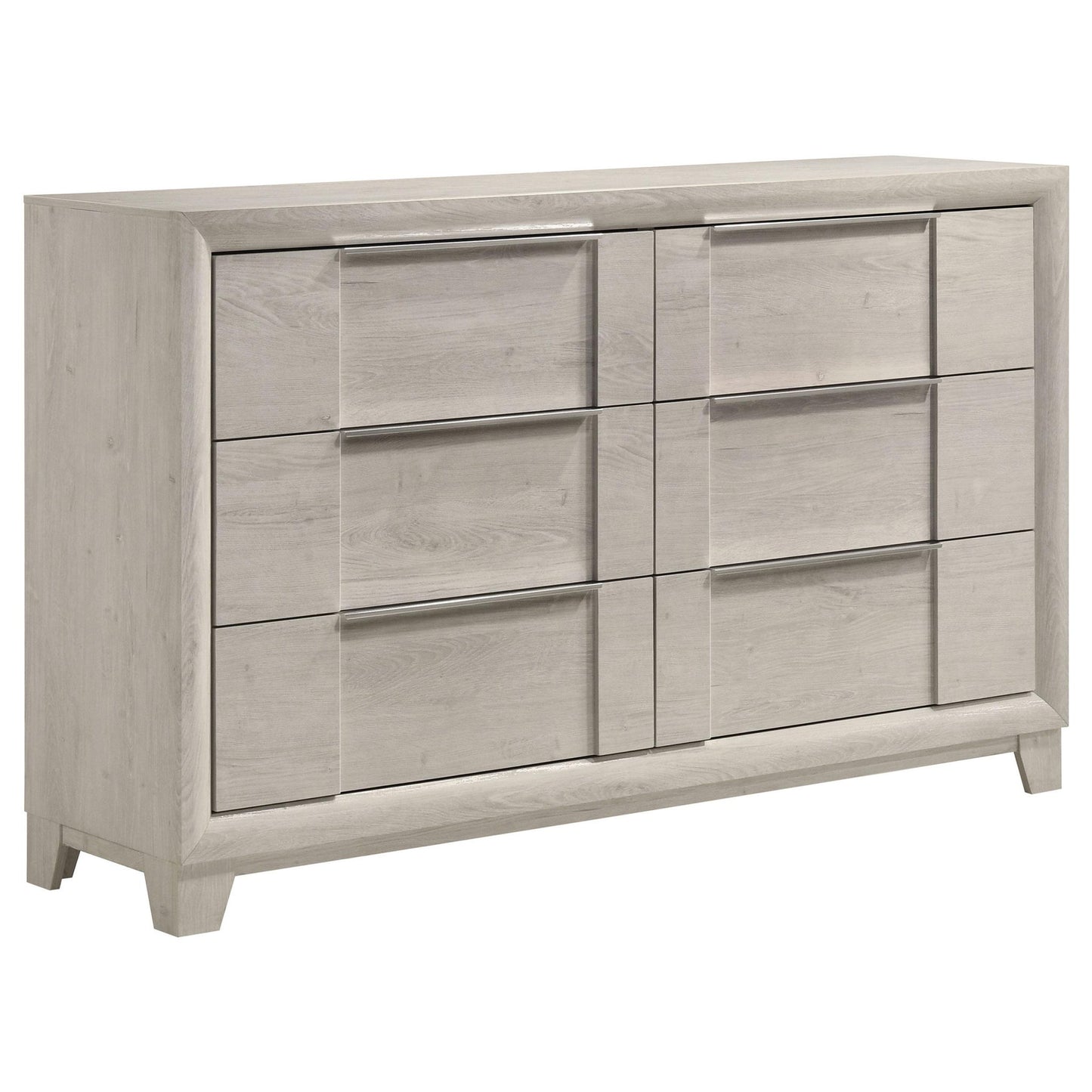 Farre 6-drawer Dresser Washed Grey