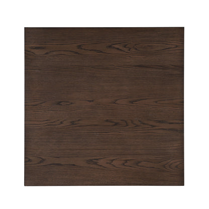 Paxton - 5 Piece Living Room Set (Storage Coffee Table With 4 Tuck-In Ottomans) - Dark Brown