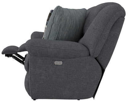 Trifecta - Sofa With 3 Recliners and Drop Down Table