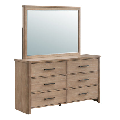 Anika - Mirror - Natural / Brown
