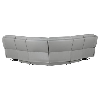 Alexandria - Leather Power Sectional