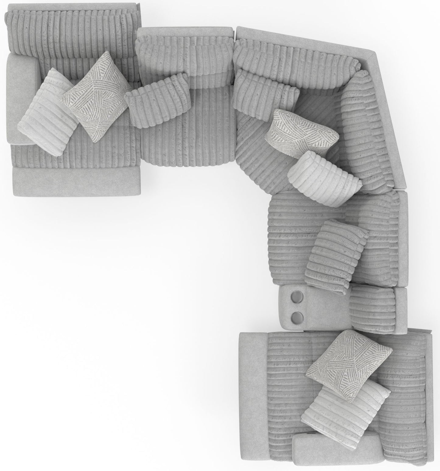 Abraxas - 6 Piece Reclining Sectional